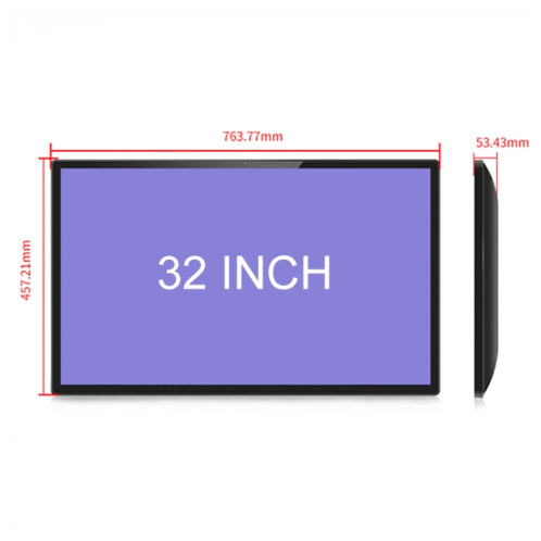 Machine publicitaire intégrée HD Smart Touch de 32 pouces, spécifications : SH5001590-010